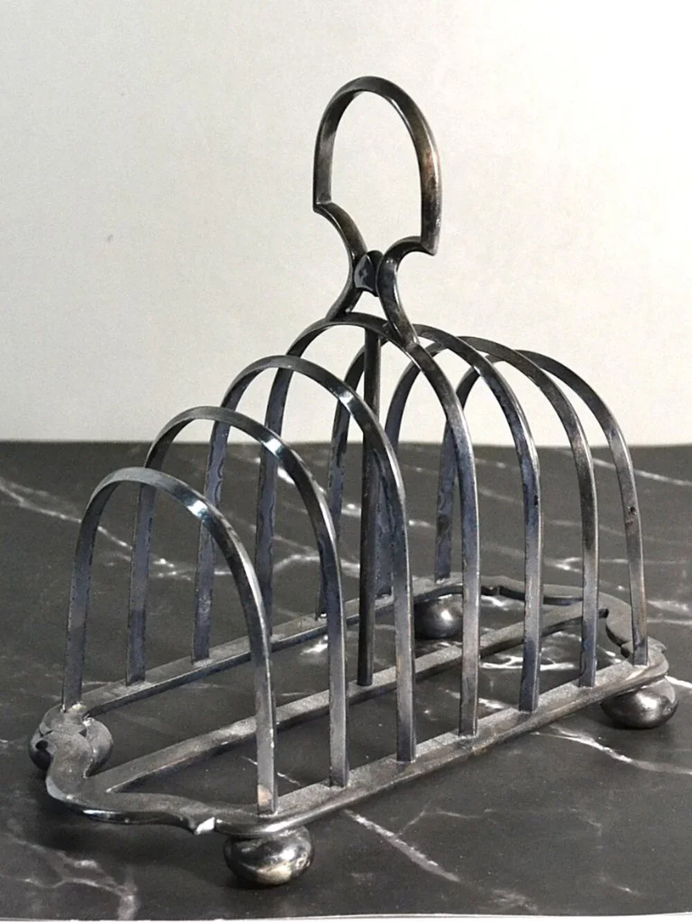 Vintage Silverplate Toast Rack Dining Table Decor Accessory